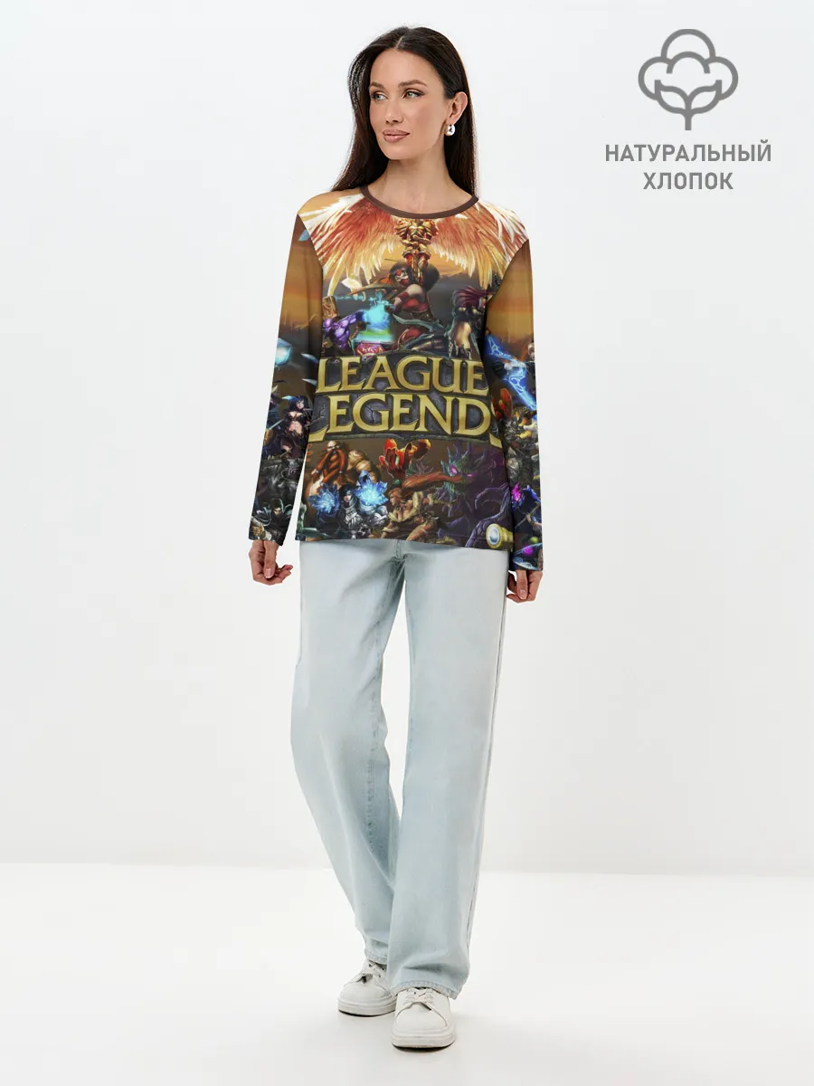 Лонгслив женский. Хлопок / League of Legends