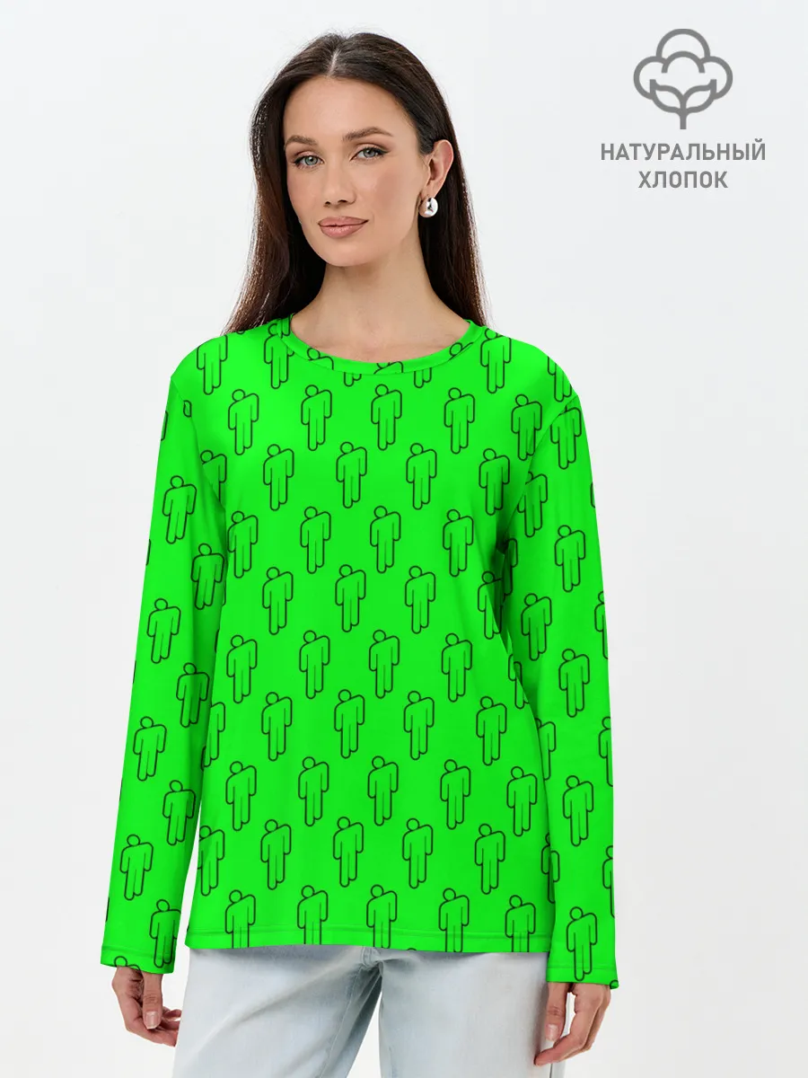 Лонгслив женский. Хлопок / BILLIE EILISH