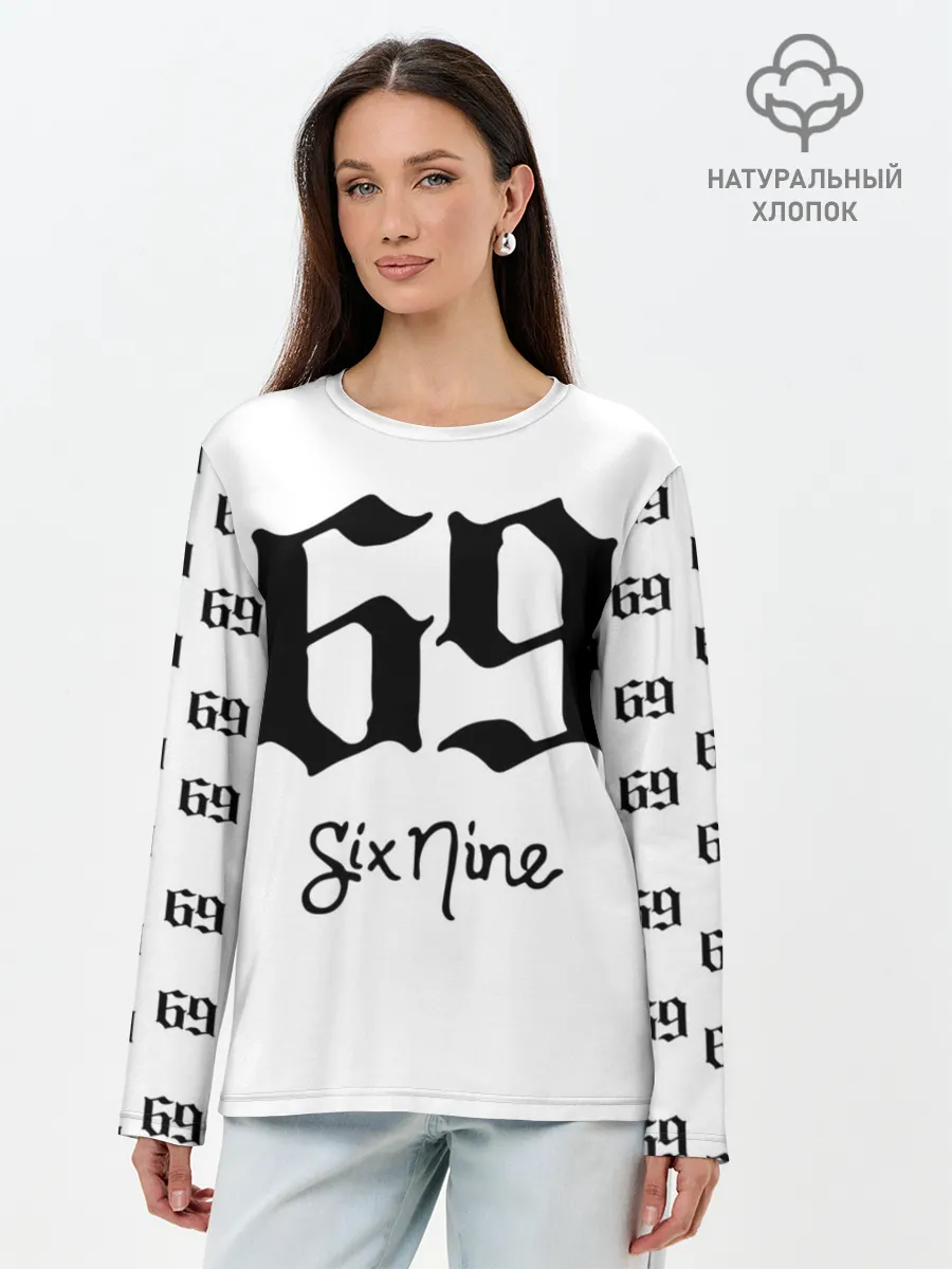 Лонгслив женский. Хлопок / 6ix9ine Tekashi