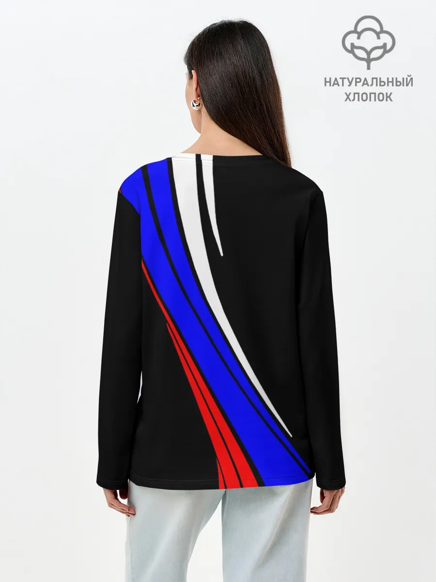 Лонгслив женский. Хлопок / Russia | Россия