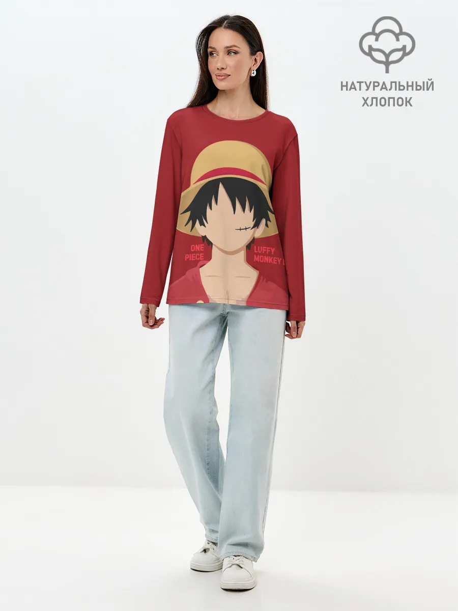 Лонгслив женский. Хлопок / Luffy