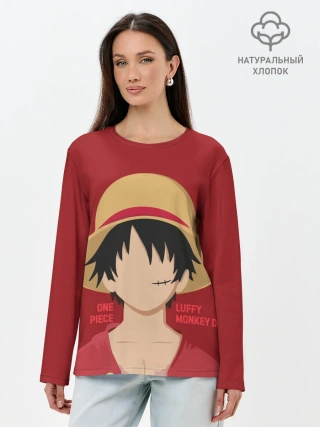 Лонгслив женский. Хлопок / Luffy