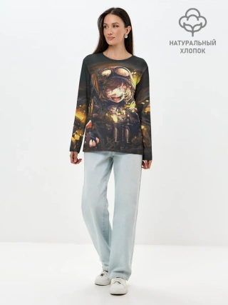 Лонгслив женский. Хлопок / Tanya