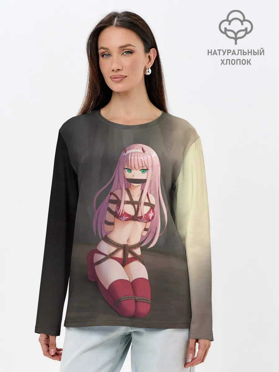 Лонгслив женский. Хлопок / МИЛЫЙ ВО ФРАНКСЕ