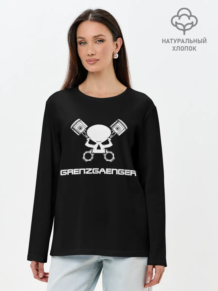 Лонгслив женский. Хлопок / Grenzgaenger