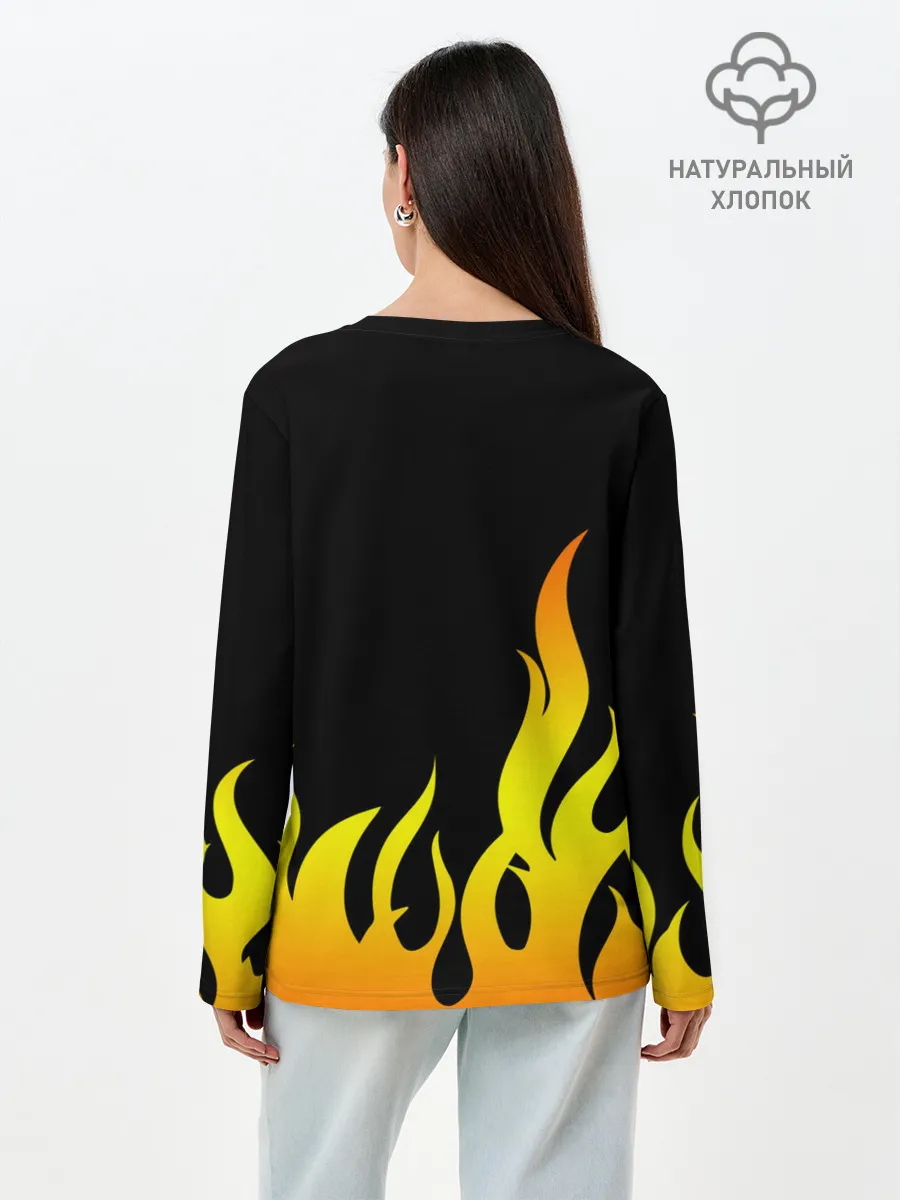 Лонгслив женский. Хлопок / GTA