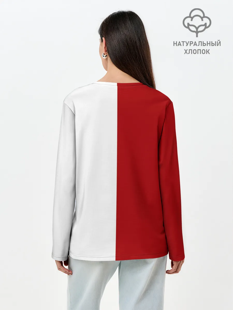 Лонгслив женский. Хлопок / Владимир Ленин | СССР