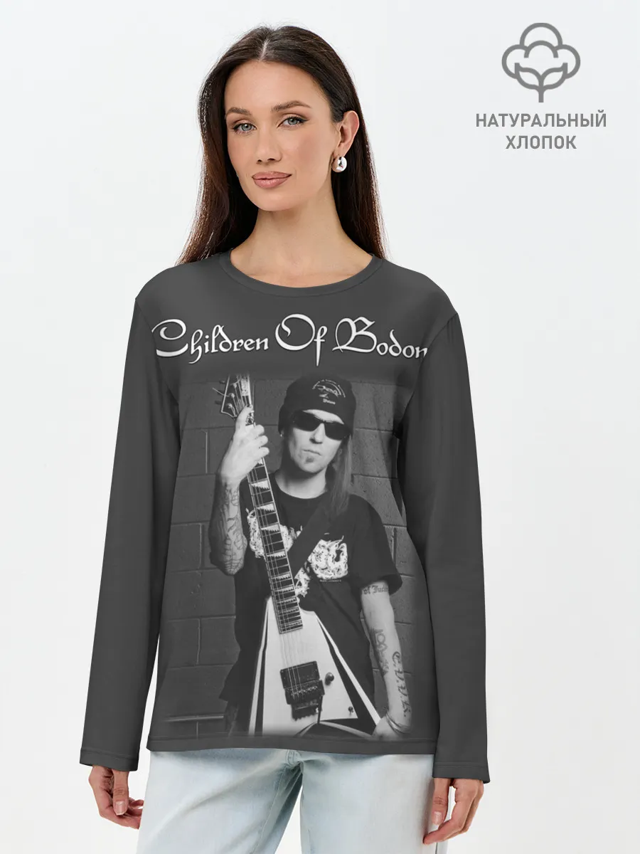 Лонгслив женский. Хлопок / Children of Bodom 37