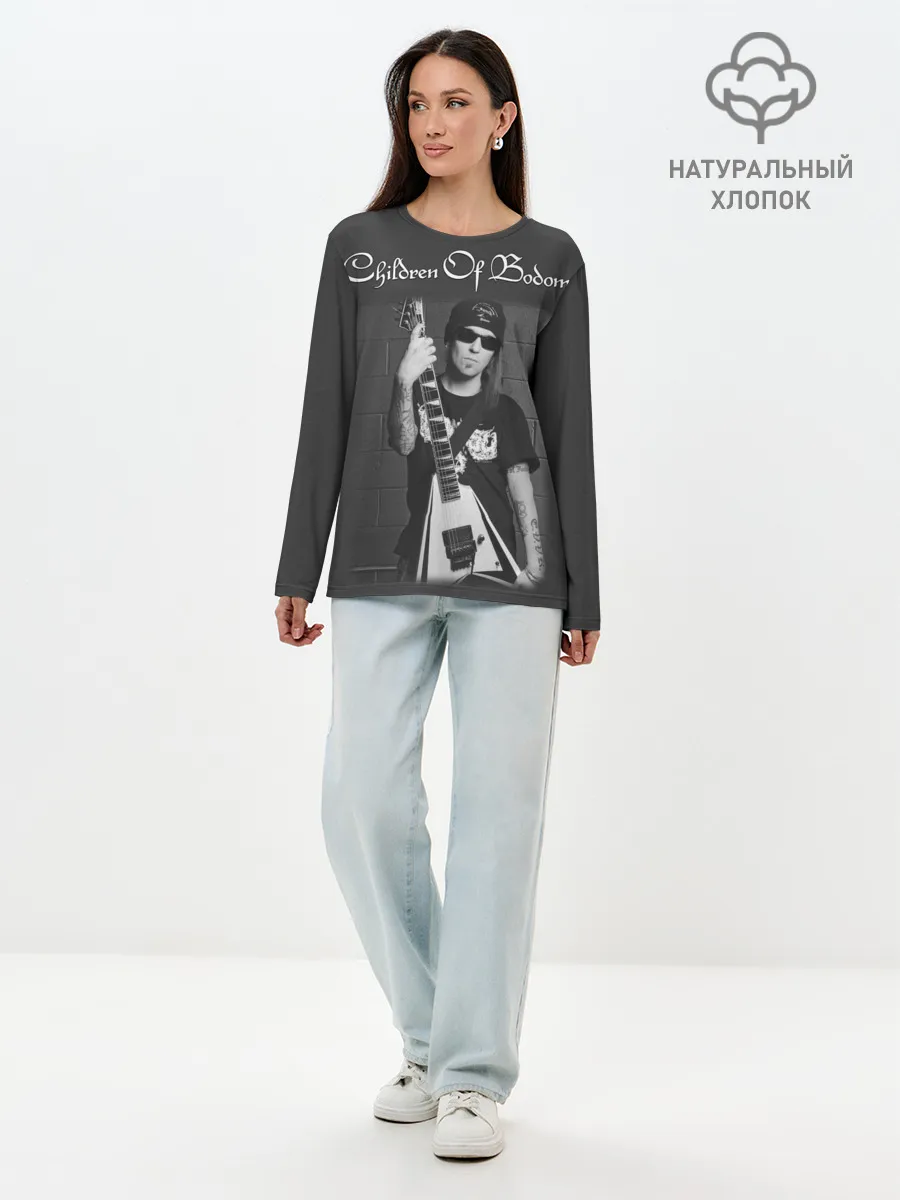 Лонгслив женский. Хлопок / Children of Bodom 37