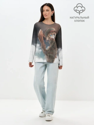 Лонгслив женский. Хлопок / Хроника Тани