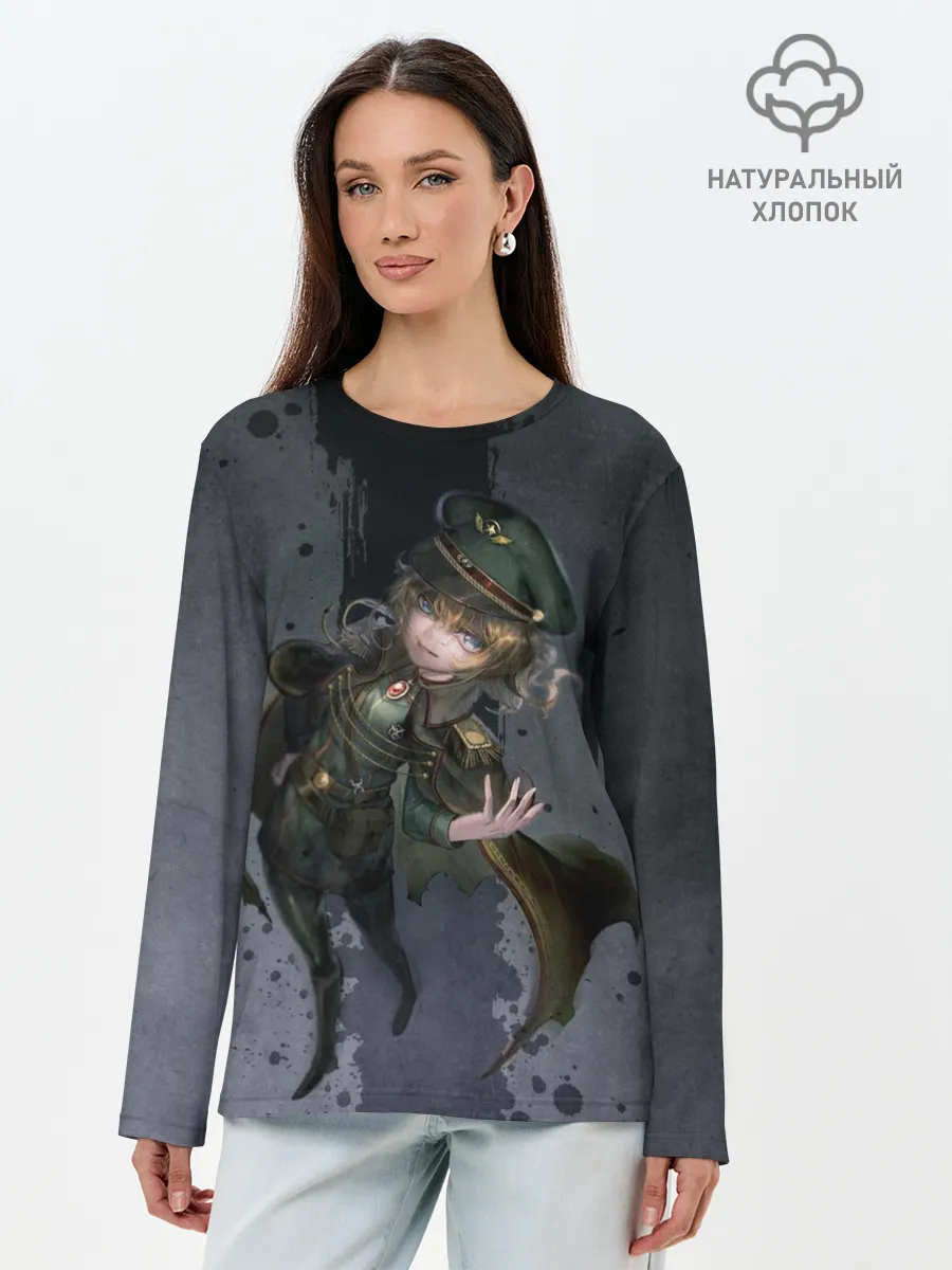 Лонгслив женский. Хлопок / Таня