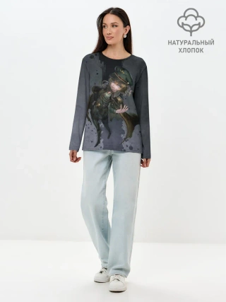 Лонгслив женский. Хлопок / Таня