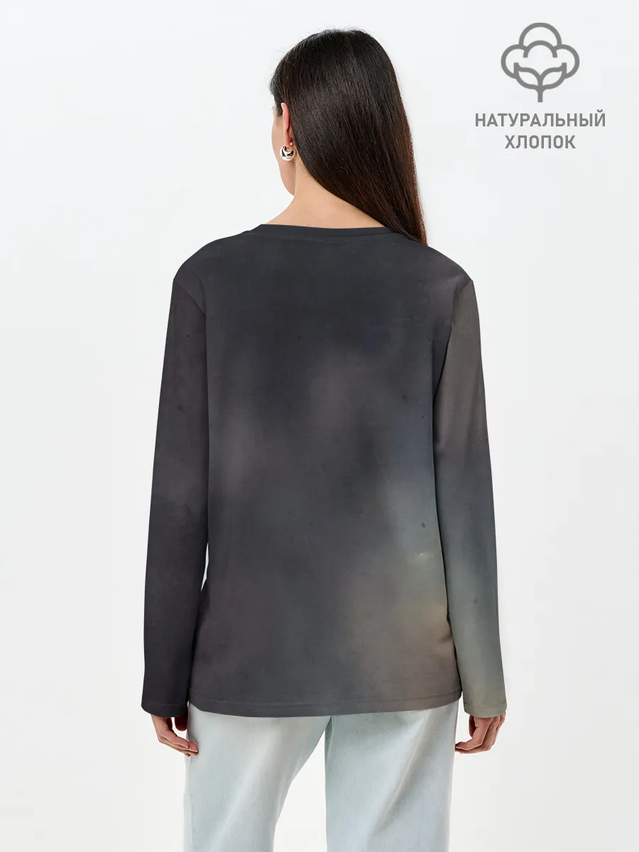 Лонгслив женский. Хлопок / Devil of the Rhine