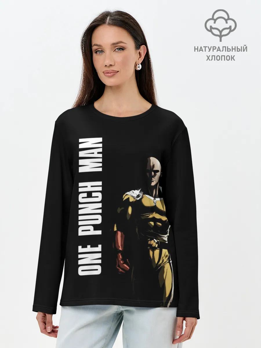 Лонгслив женский. Хлопок / One Punch Man