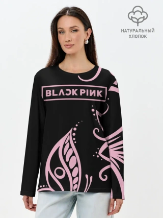 Лонгслив женский. Хлопок / BlackPink