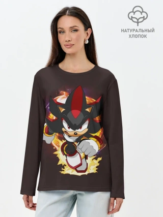 Лонгслив женский. Хлопок / Sonic. Шедоу