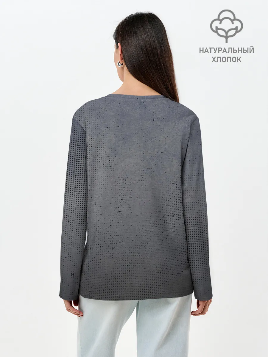 Лонгслив женский. Хлопок / Cat Sonic