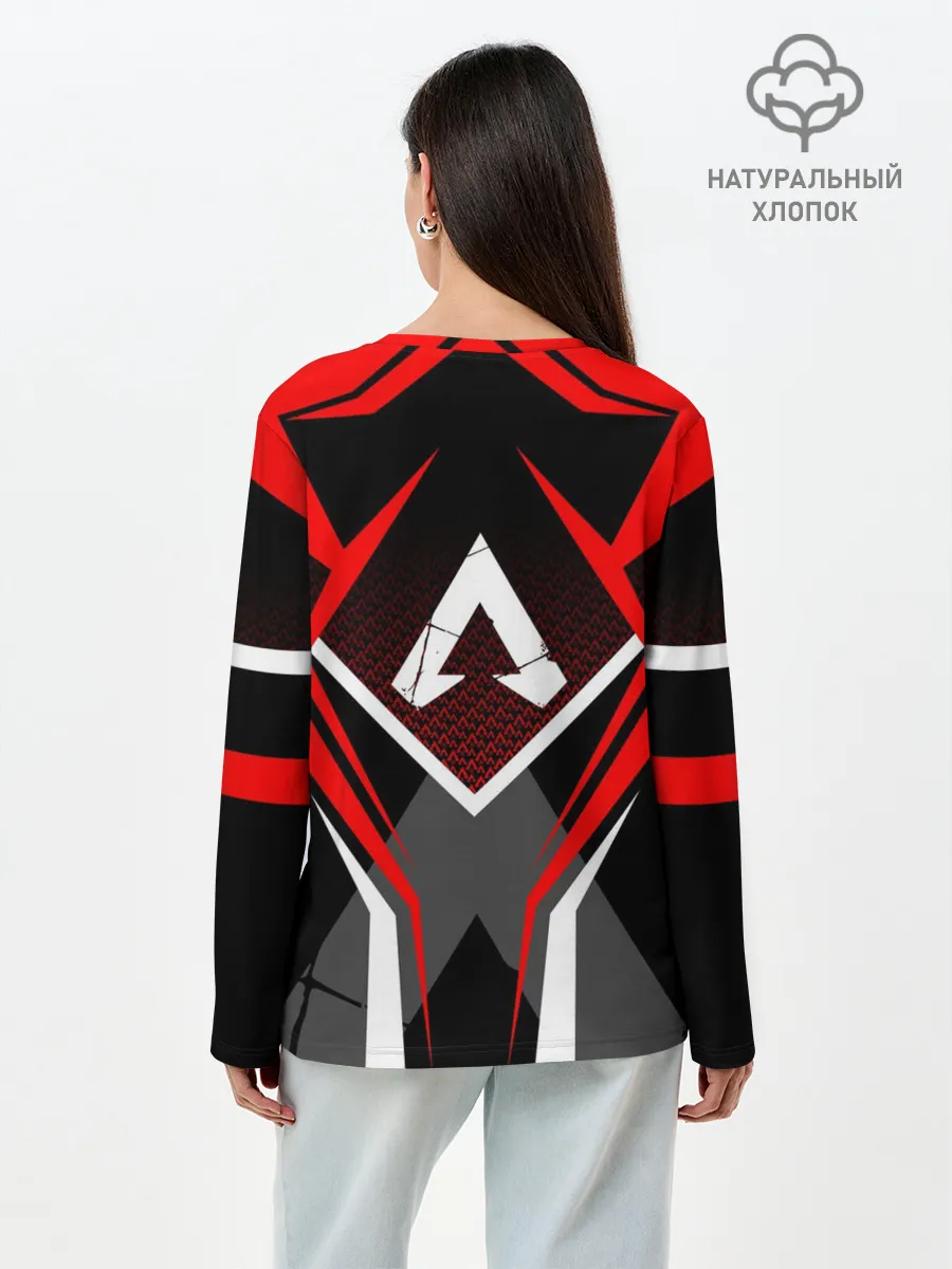 Лонгслив женский. Хлопок / APEX