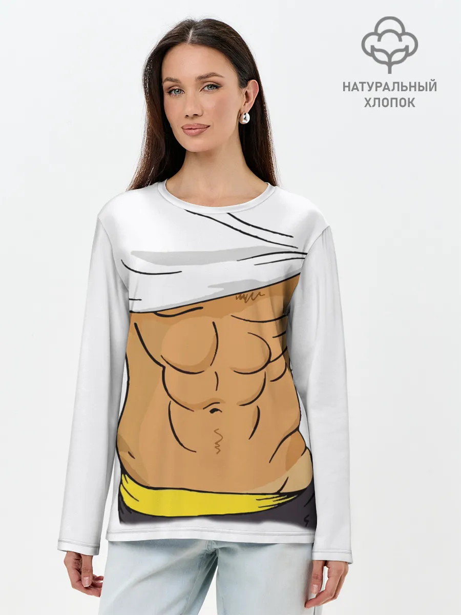 Лонгслив женский. Хлопок / Мужской торс