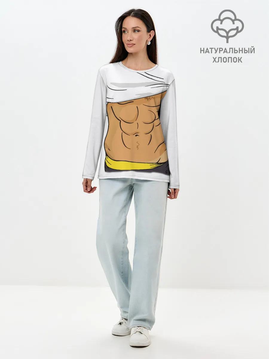 Лонгслив женский. Хлопок / Мужской торс