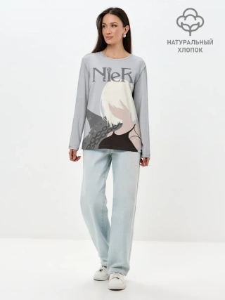 Лонгслив женский. Хлопок / Nier