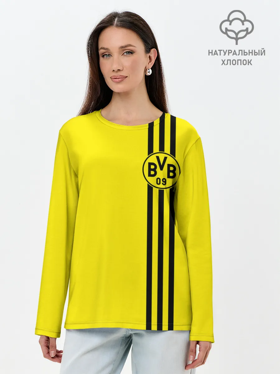 Лонгслив женский. Хлопок / BORUSSIA | БОРУССИЯ