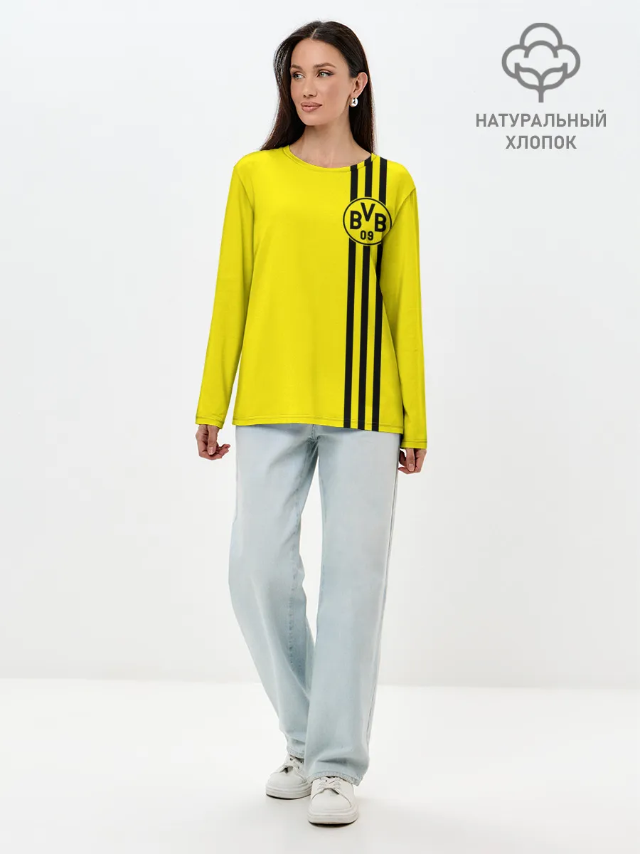 Лонгслив женский. Хлопок / BORUSSIA | БОРУССИЯ