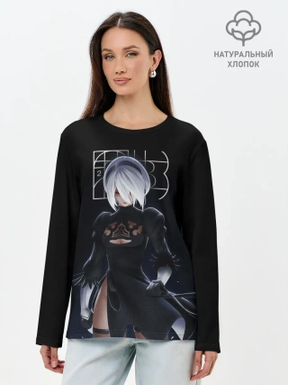 Лонгслив женский. Хлопок / 2B