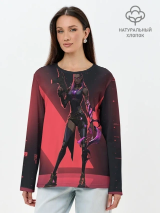 Лонгслив женский. Хлопок / Lover of Reyna