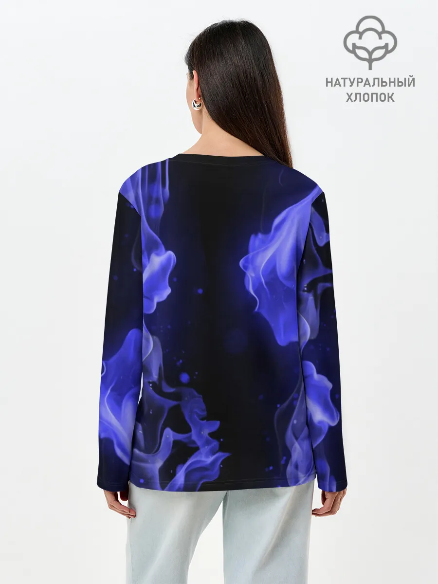 Лонгслив женский. Хлопок / BMW