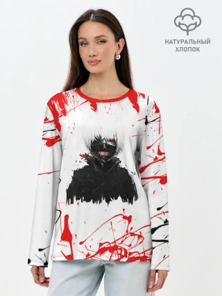 Лонгслив женский. Хлопок / Гуль