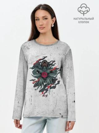 Лонгслив женский. Хлопок / Гнев смертных грехов