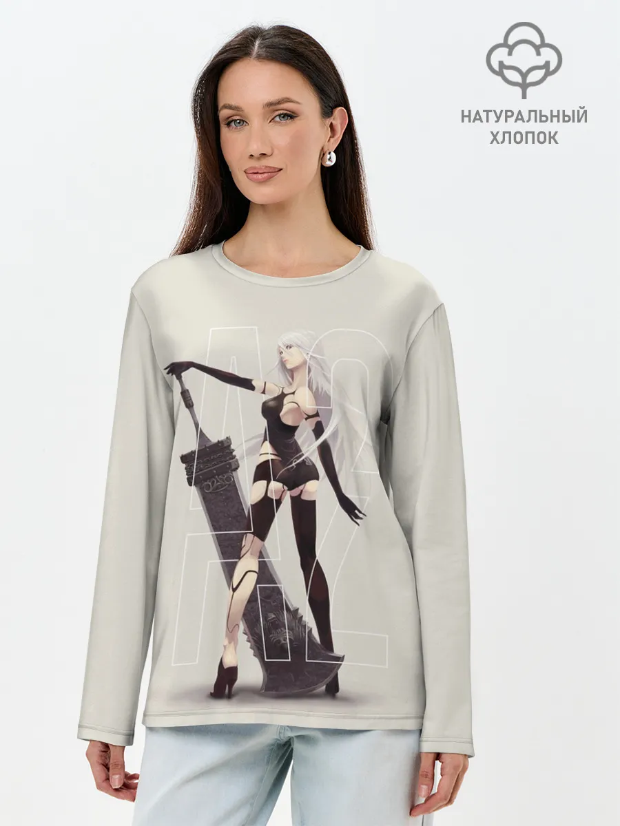 Лонгслив женский. Хлопок / A2