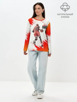 Лонгслив женский. Хлопок / ПОСЛЕДНИЙ ТАНЕЦ