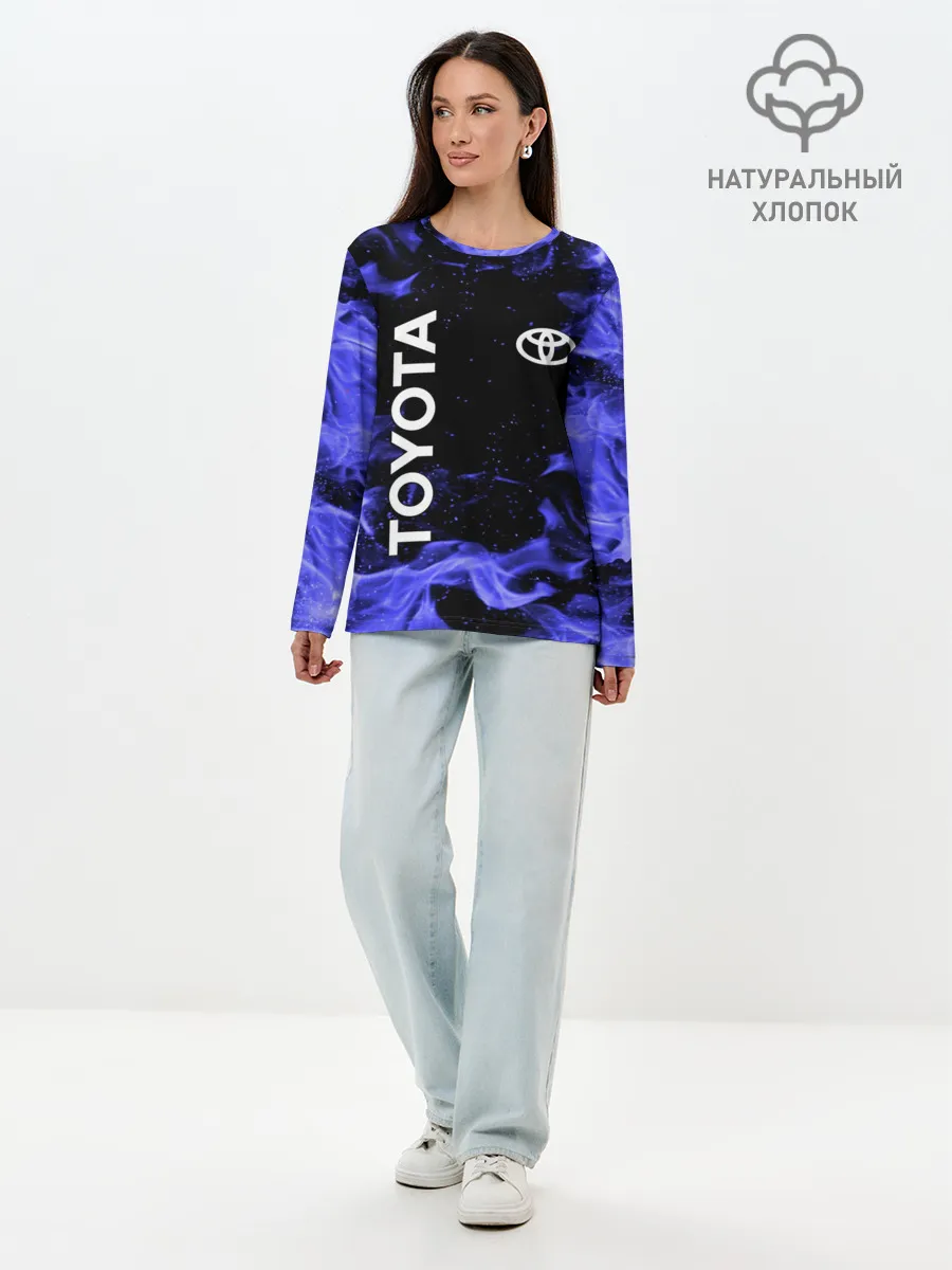 Лонгслив женский. Хлопок / TOYOTA