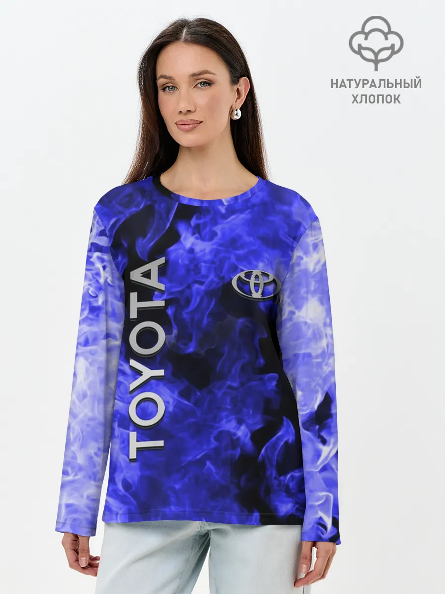 Лонгслив женский. Хлопок / TOYOTA