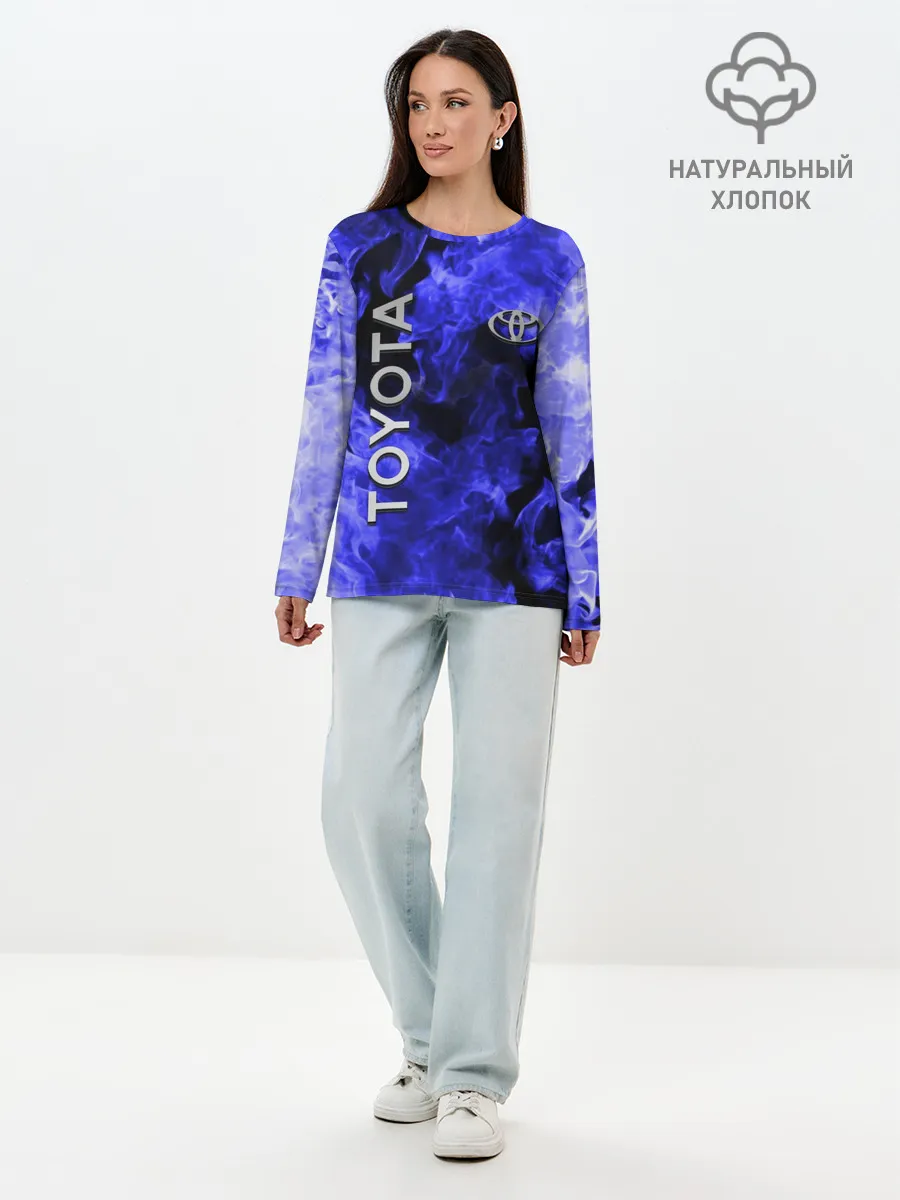 Лонгслив женский. Хлопок / TOYOTA