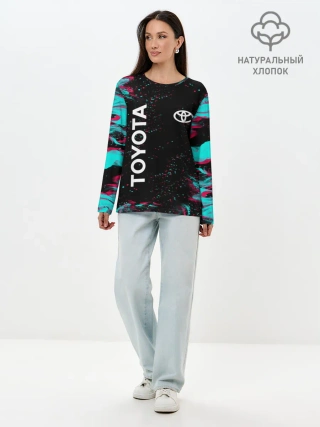 Лонгслив женский. Хлопок / TOYOTA