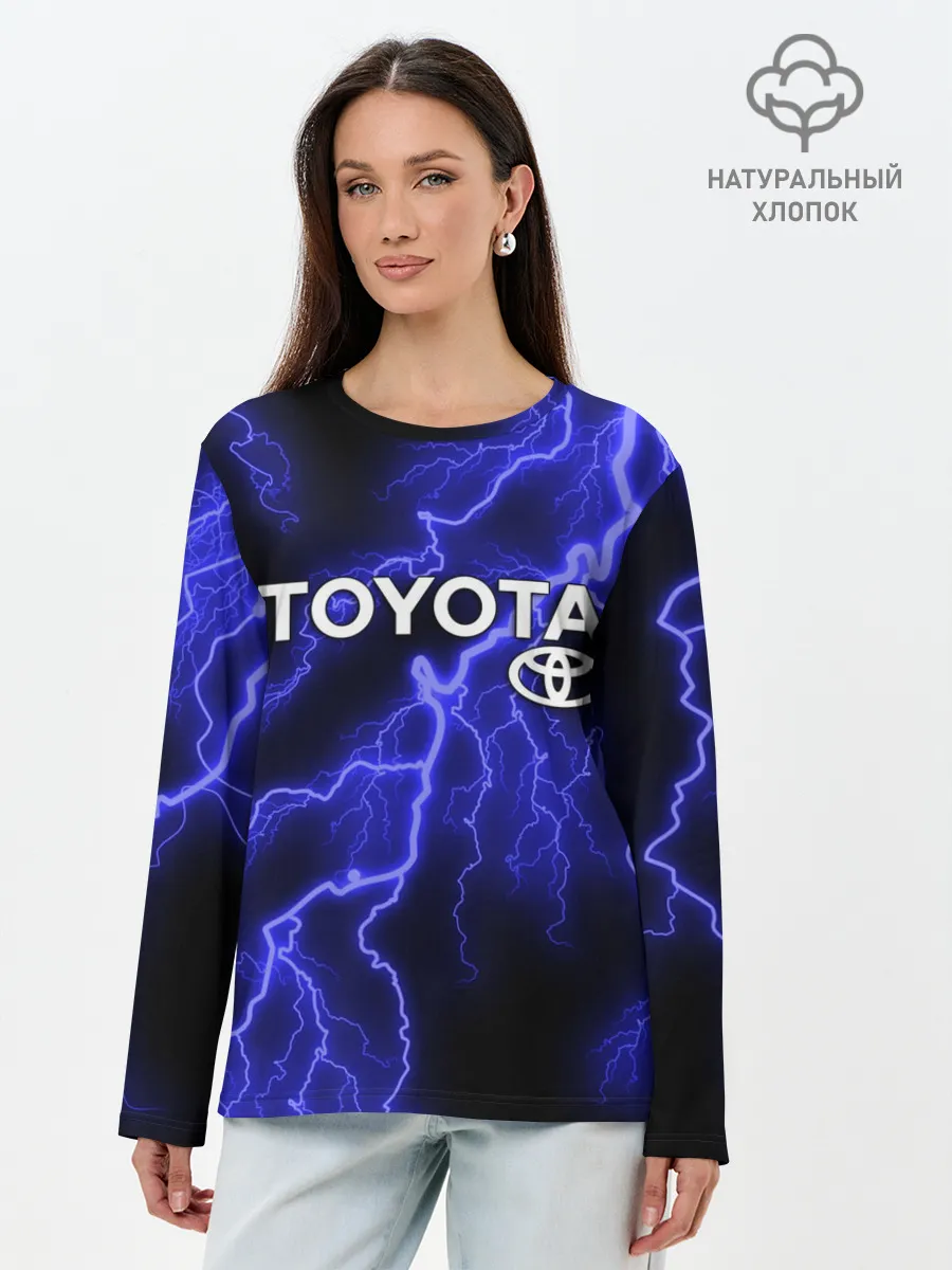 Лонгслив женский. Хлопок / TOYOTA