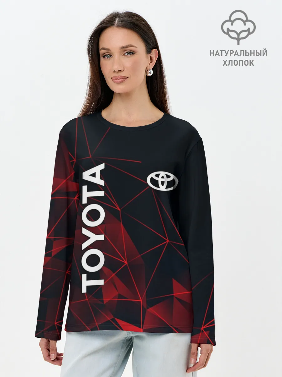 Лонгслив женский. Хлопок / TOYOTA