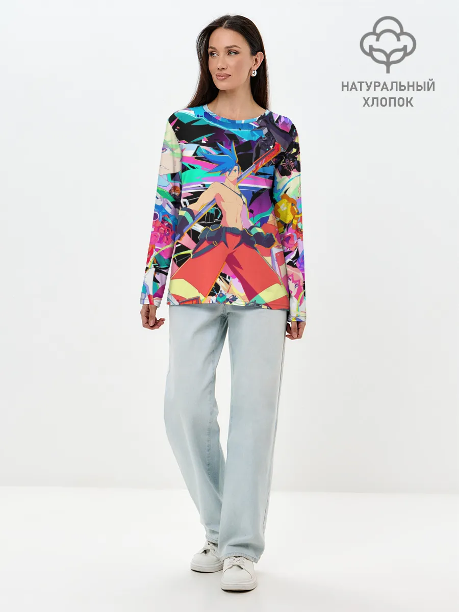 Лонгслив женский. Хлопок / PROMARE