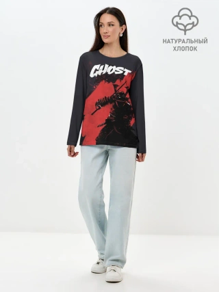 Лонгслив женский. Хлопок / Ghost