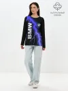 Лонгслив женский. Хлопок / BMW