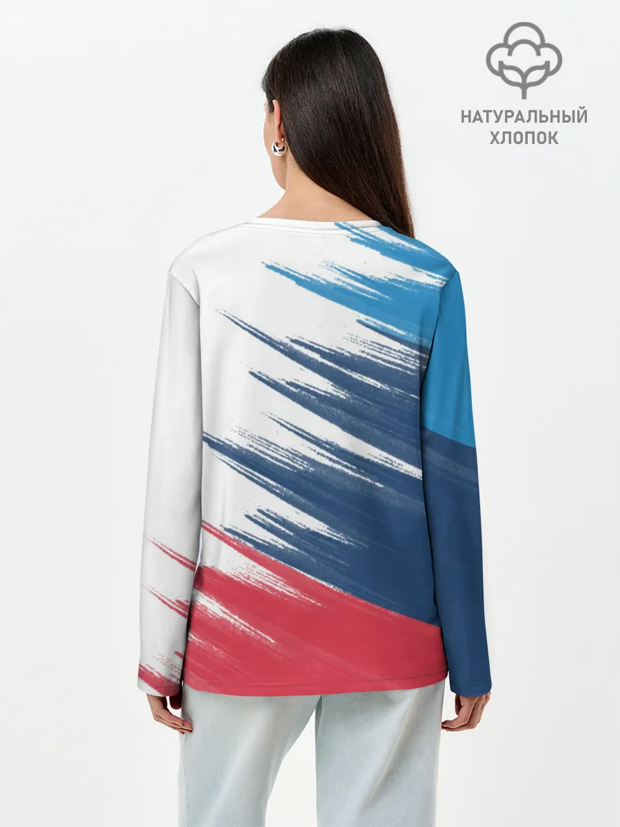 Лонгслив женский. Хлопок / BMW