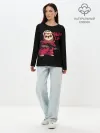 Лонгслив женский. Хлопок / Бумажный Дом