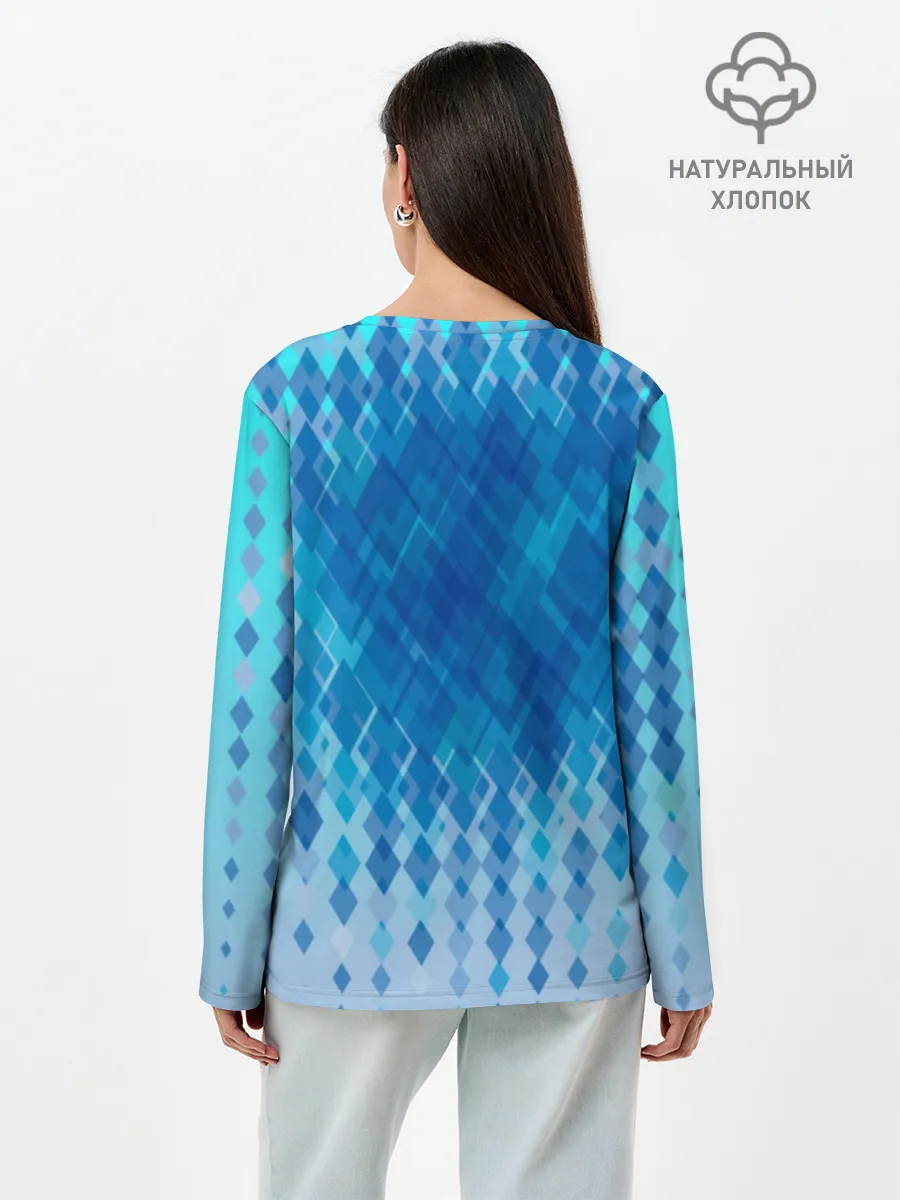 Лонгслив женский. Хлопок / Metal Sonic