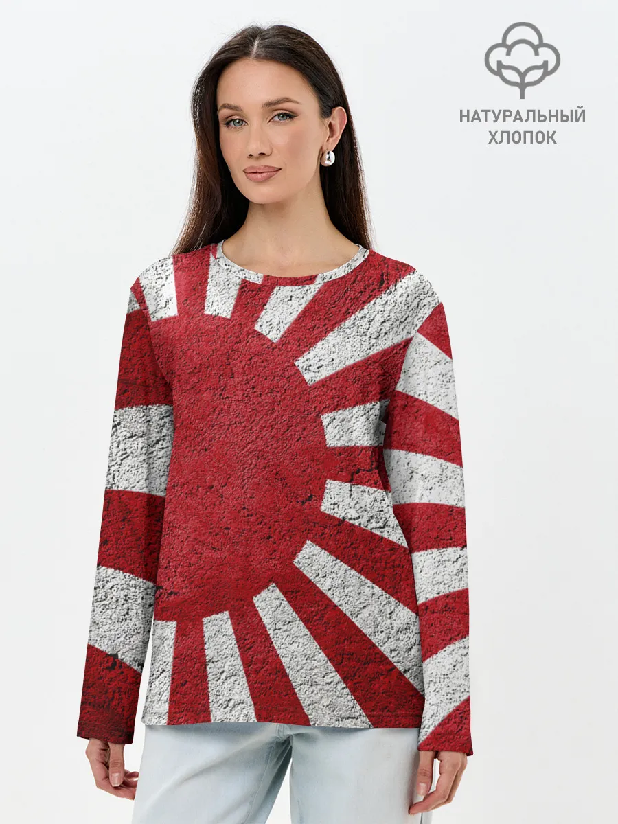 Лонгслив женский. Хлопок / ЯПОНИЯ ГРАНЖ