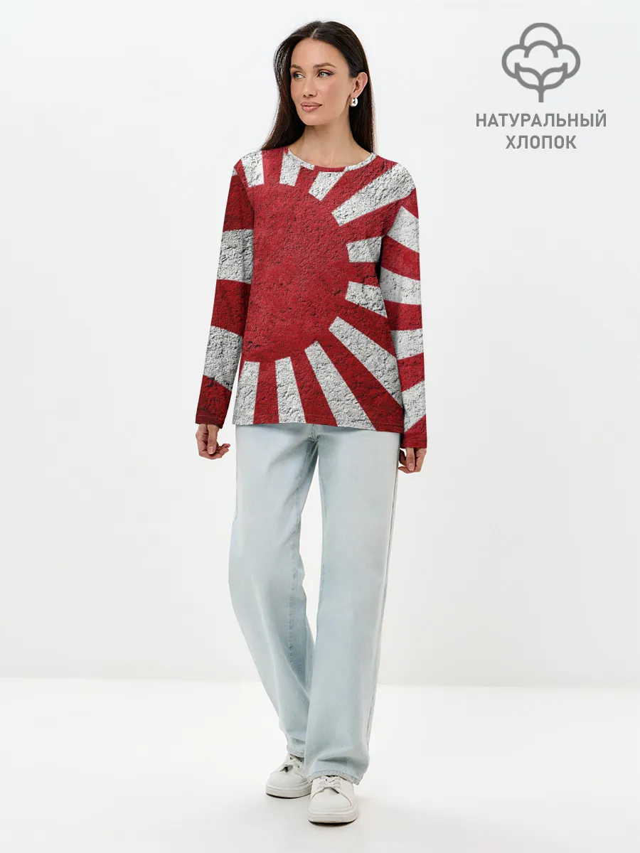 Лонгслив женский. Хлопок / ЯПОНИЯ ГРАНЖ