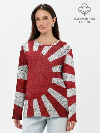 Лонгслив женский. Хлопок / ЯПОНИЯ ГРАНЖ