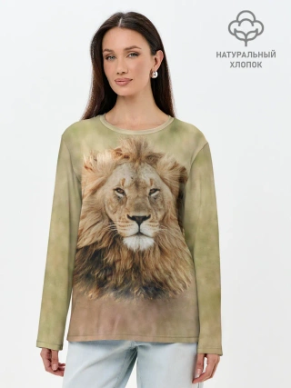 Лонгслив женский. Хлопок / Lion King